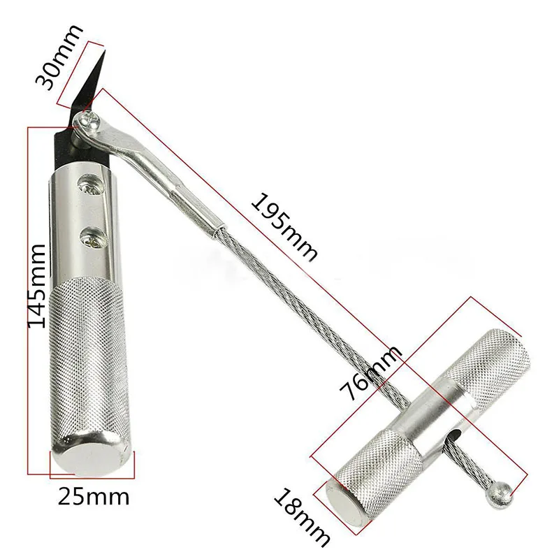 1set Car Windshield Window Glass Seal Rubber Remover Removal Repair Hand Tool