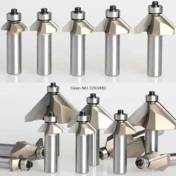 Brand New 1/4*7.96mm STAR-M trimming knife woodworking milling cutter router bits 45 degree Bevel knife with bearing 3002
Brand New 1/4*7.96mm STAR-M trimming knife woodworking milling cutter router bits 45 degree Bevel knife with bearing 3002