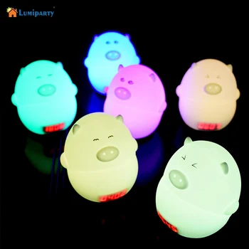 LumiParty Lovely Cartoon Pig USB LED Night Light Lamp Sound Control Table Lamp Night Lamps For Bedroom With Alarm Clock DC5V
LumiParty Lovely Cartoon Pig USB LED Night Light Lamp Sound Control Table Lamp Night Lamps For Bedroom With Alarm Clock DC5V