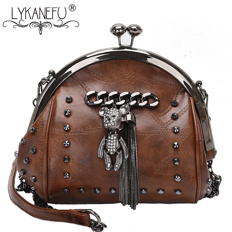 LYKANEFU Retro Clasp Bag Frame Crossbody Bag Women Leather Handbag Designer Women's Shoulder Bags with Long Chain Drop Shipping
LYKANEFU Retro Clasp Bag Frame Crossbody Bag Women Leather Handbag Designer Women's Shoulder Bags with Long Chain Drop Shipping