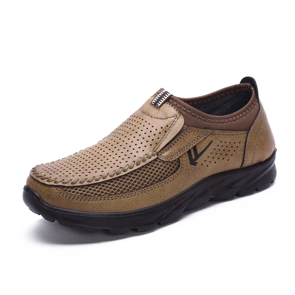 Men's Shoes Vintage Breathable Father's Flats 2019 Summer Casual Shoes for Male Lightweight Men Flats Black Gray Loafers Shoes
Men's Shoes Vintage Breathable Father's Flats 2019 Summer Casual Shoes for Male Lightweight Men Flats Black Gray Loafers Shoes