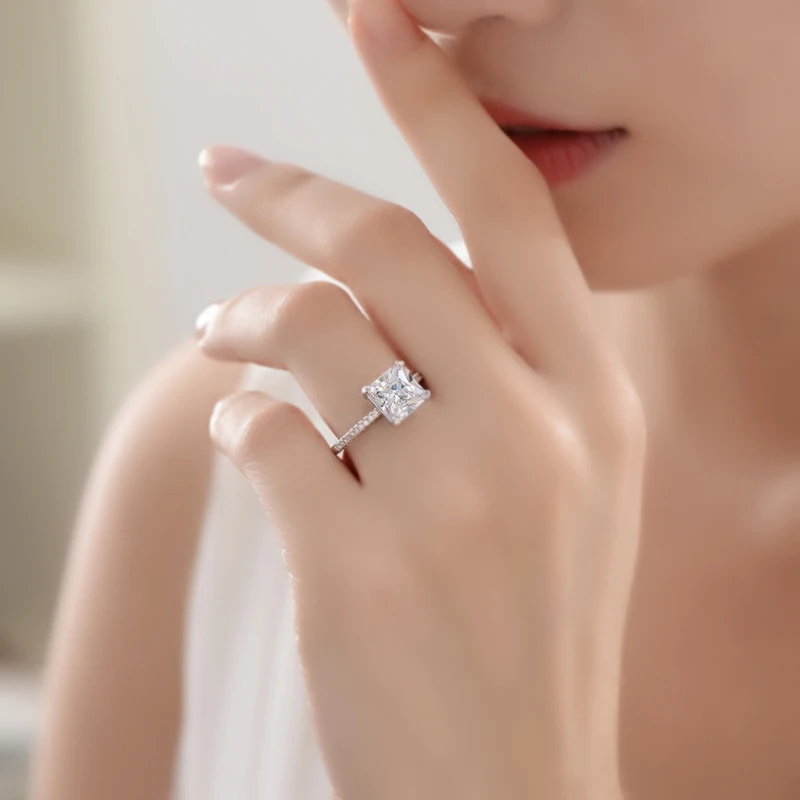 Wedding Jewelry 925 Sterling Silver Ring Inlay Square Zircon Bridal Sets Engagement Ring for Women FCGJHW
Wedding Jewelry 925 Sterling Silver Ring Inlay Square Zircon Bridal Sets Engagement Ring for Women FCGJHW