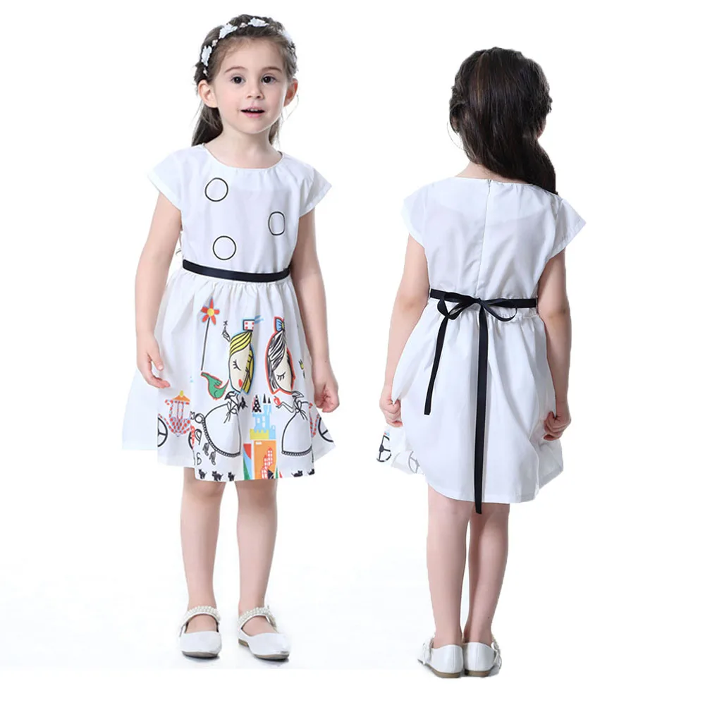 Dresses Children's Clothing Girls Summer Dress Kids Clothes Baby Girl Dress with Sashes Princess Dress Children Clothing Cotton
Dresses Children's Clothing Girls Summer Dress Kids Clothes Baby Girl Dress with Sashes Princess Dress Children Clothing Cotton