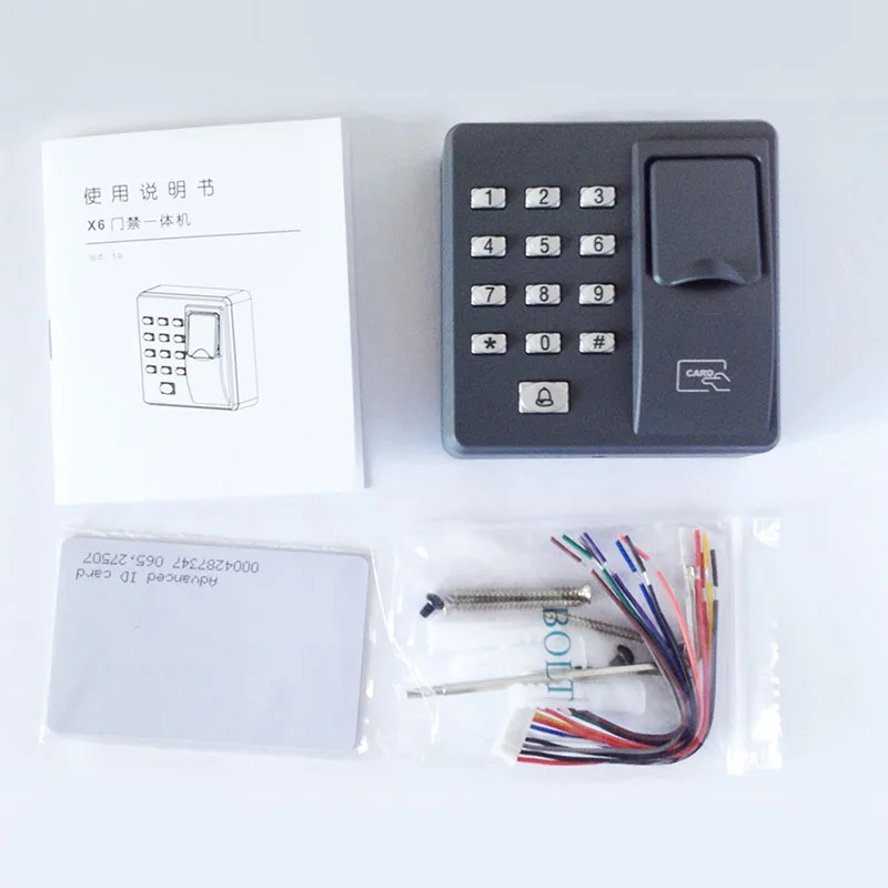 Fingerprint access control machine with keypad fingerprint scanner for RFID door access control system
Fingerprint access control machine with keypad fingerprint scanner for RFID door access control system