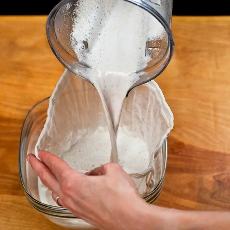 Reusable Food Fruit Mesh Filter Bag Milk Filter Bag Squeeze Juice Grid Mesh Sieve Soup FDA Food Grade 30x30cm
Reusable Food Fruit Mesh Filter Bag Milk Filter Bag Squeeze Juice Grid Mesh Sieve Soup FDA Food Grade 30x30cm
