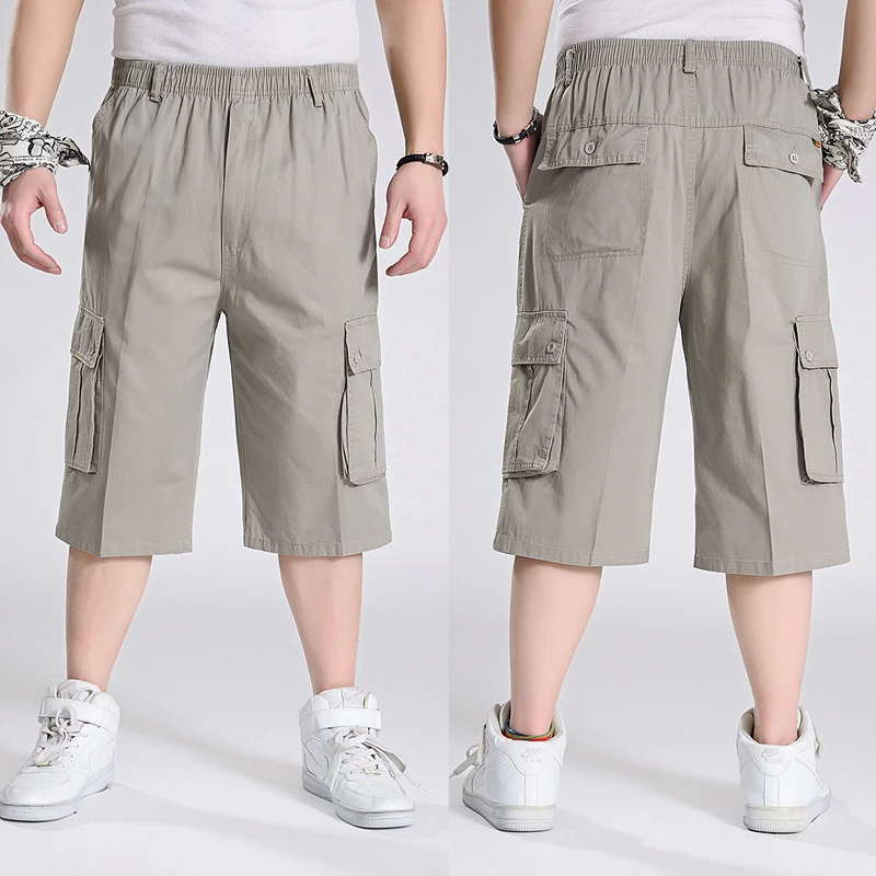 Large Size Loose Shorts New Summer Men Cotton Multi-pocket Tooling Shorts Men Elastic Waist Casual Short Pants Size 6XL
Large Size Loose Shorts New Summer Men Cotton Multi-pocket Tooling Shorts Men Elastic Waist Casual Short Pants Size 6XL