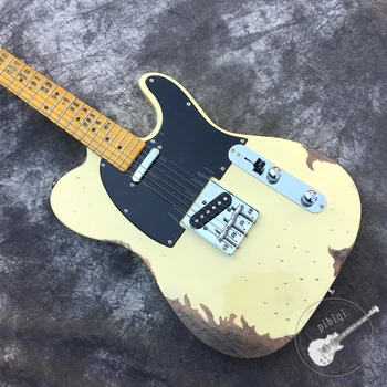 Free delivery, advanced new electric guitar, vintage creamy body, white hardware, customizable.
Free delivery, advanced new electric guitar, vintage creamy body, white hardware, customizable.