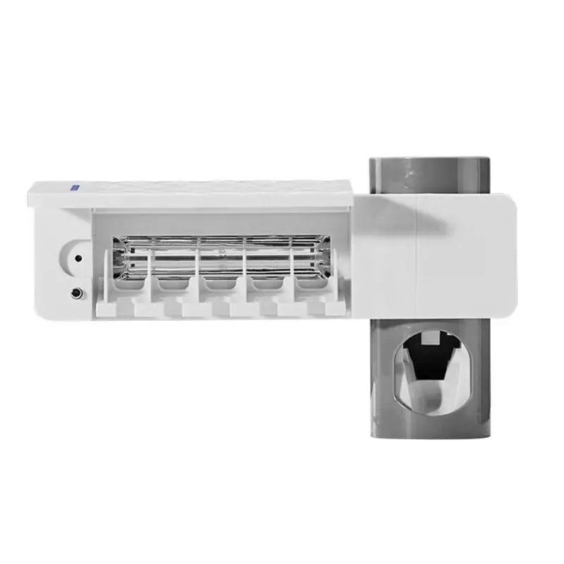 2 in 1 UV Toothbrush Rack Automatic Toothpaste Squeezer Dispenser UV Sterilize Toothbrush Holder Bathroom Accessories
2 in 1 UV Toothbrush Rack Automatic Toothpaste Squeezer Dispenser UV Sterilize Toothbrush Holder Bathroom Accessories