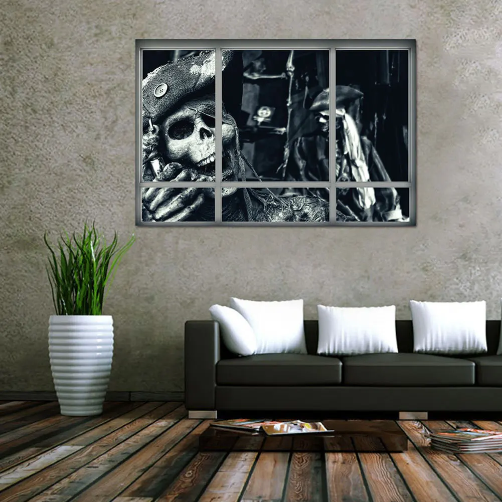 Wall Decor Creative Halloween Skull Pirates Wallpaper Sticker Wall Decorations Kitchen Living Room PVC Single-piece Package
Wall Decor Creative Halloween Skull Pirates Wallpaper Sticker Wall Decorations Kitchen Living Room PVC Single-piece Package