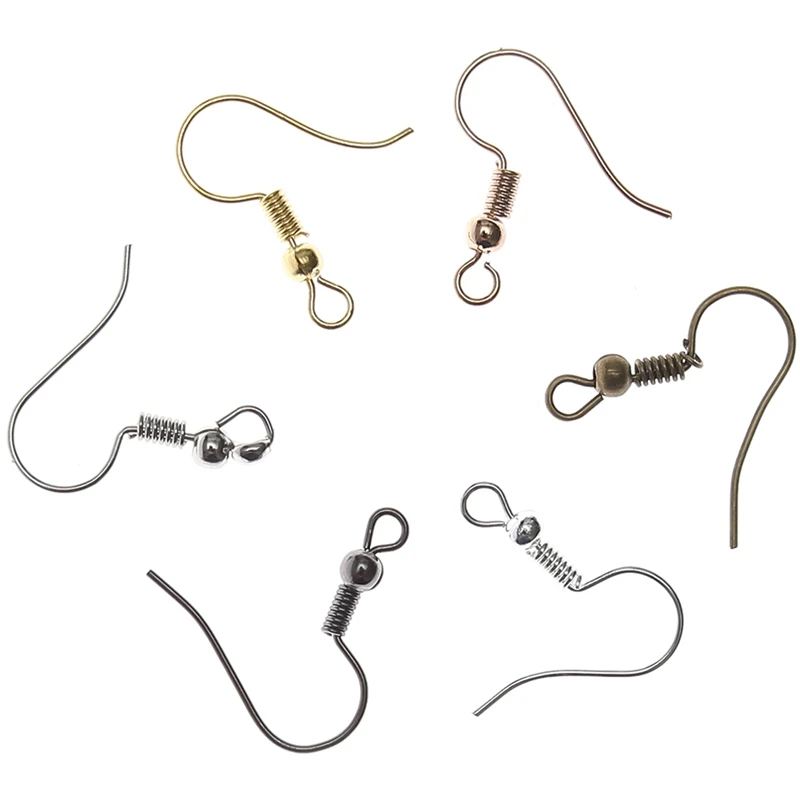 Silver iSuperb 8 Styles Earring Making Supplies Kit Earring Backings Earring Hooks for DIY Jewelry Making