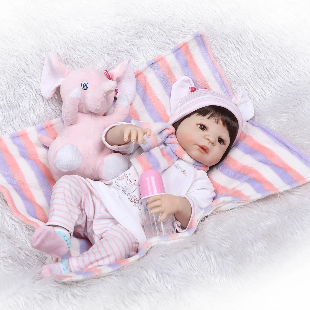 DollMai 57 Soft Silicone Reborn Dolls Baby Realistic Doll Reborn Full Vinyl Boneca Bebes Reborn Doll For Girls
DollMai 57 Soft Silicone Reborn Dolls Baby Realistic Doll Reborn Full Vinyl Boneca Bebes Reborn Doll For Girls