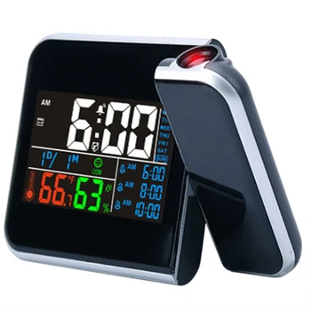 Led Digital Projection Alarm Clock Temperature Thermometer Humidity Hygrometer Desk Time Projector Calendar Us Plug
Led Digital Projection Alarm Clock Temperature Thermometer Humidity Hygrometer Desk Time Projector Calendar Us Plug