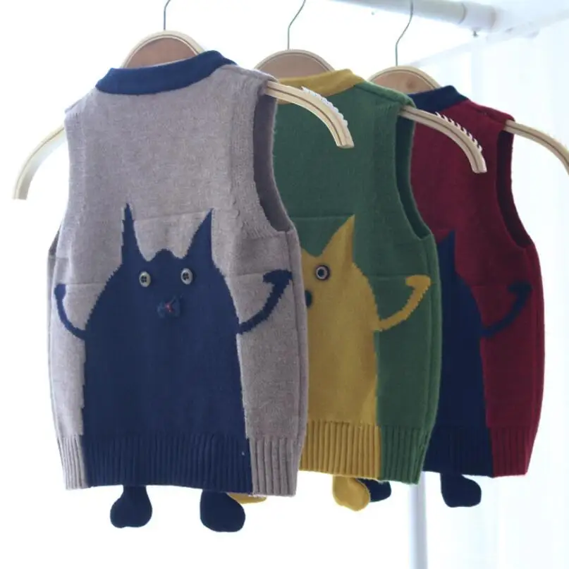 Autumn Winter Knitted Vest Baby Toddler Girls Boys Sweaters Kids Cartoon Sweater Cardigan Boy Girl Tops Children Clothes JW6659
Autumn Winter Knitted Vest Baby Toddler Girls Boys Sweaters Kids Cartoon Sweater Cardigan Boy Girl Tops Children Clothes JW6659