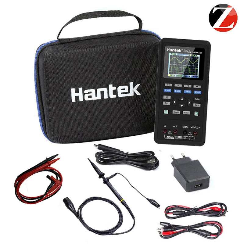 Hantek handheld oscilloscope Portable Digital Oscilloscope 2D72 3 in 1 250MSa/S Waveform Generator Multimeter 2 Channel
Hantek handheld oscilloscope Portable Digital Oscilloscope 2D72 3 in 1 250MSa/S Waveform Generator Multimeter 2 Channel