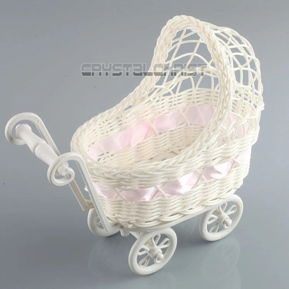 Wicker Baby Carriage - Baby Shower Centerpiece Stroller (1 Piece) For Free Shipping
Wicker Baby Carriage - Baby Shower Centerpiece Stroller (1 Piece) For Free Shipping