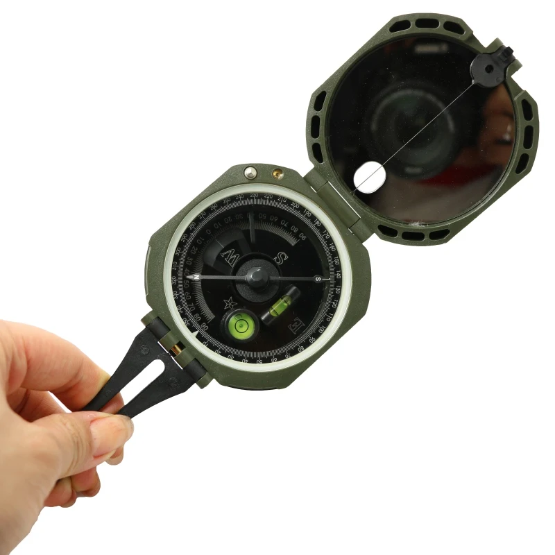 Outdoor Camping Multifunction Waterproof Lightweight Survival Military Compass For Measuring Slope Distance Sighting Fluorescent
Outdoor Camping Multifunction Waterproof Lightweight Survival Military Compass For Measuring Slope Distance Sighting Fluorescent