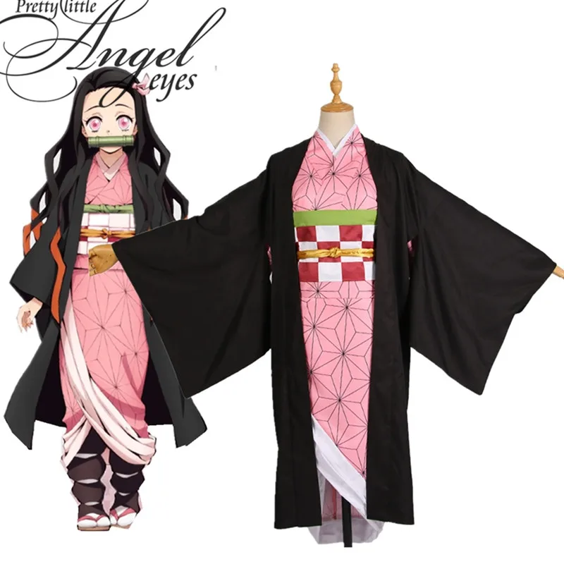 Anime Demon Slayer: Kimetsu no Yaiba Kamado Nezuko Costume Cosplay Halloween Party Suit
Anime Demon Slayer: Kimetsu no Yaiba Kamado Nezuko Costume Cosplay Halloween Party Suit