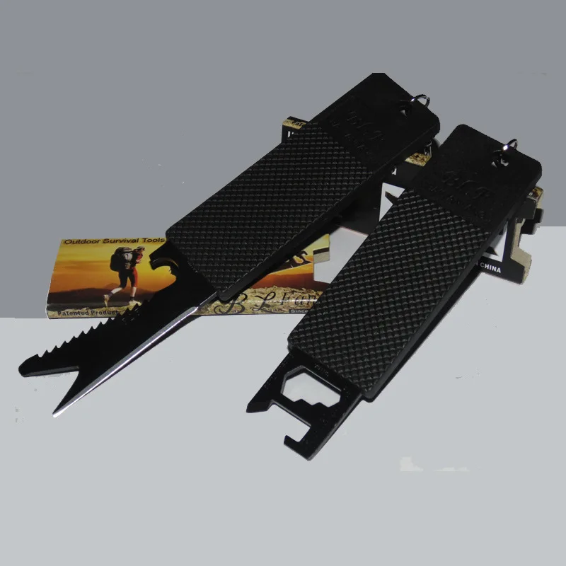 Multifunction 7 in 1 Pocket Saber Cards knife credit keychain tool outdoor survival Camping Travel EDC kits saw wrench opener
Multifunction 7 in 1 Pocket Saber Cards knife credit keychain tool outdoor survival Camping Travel EDC kits saw wrench opener