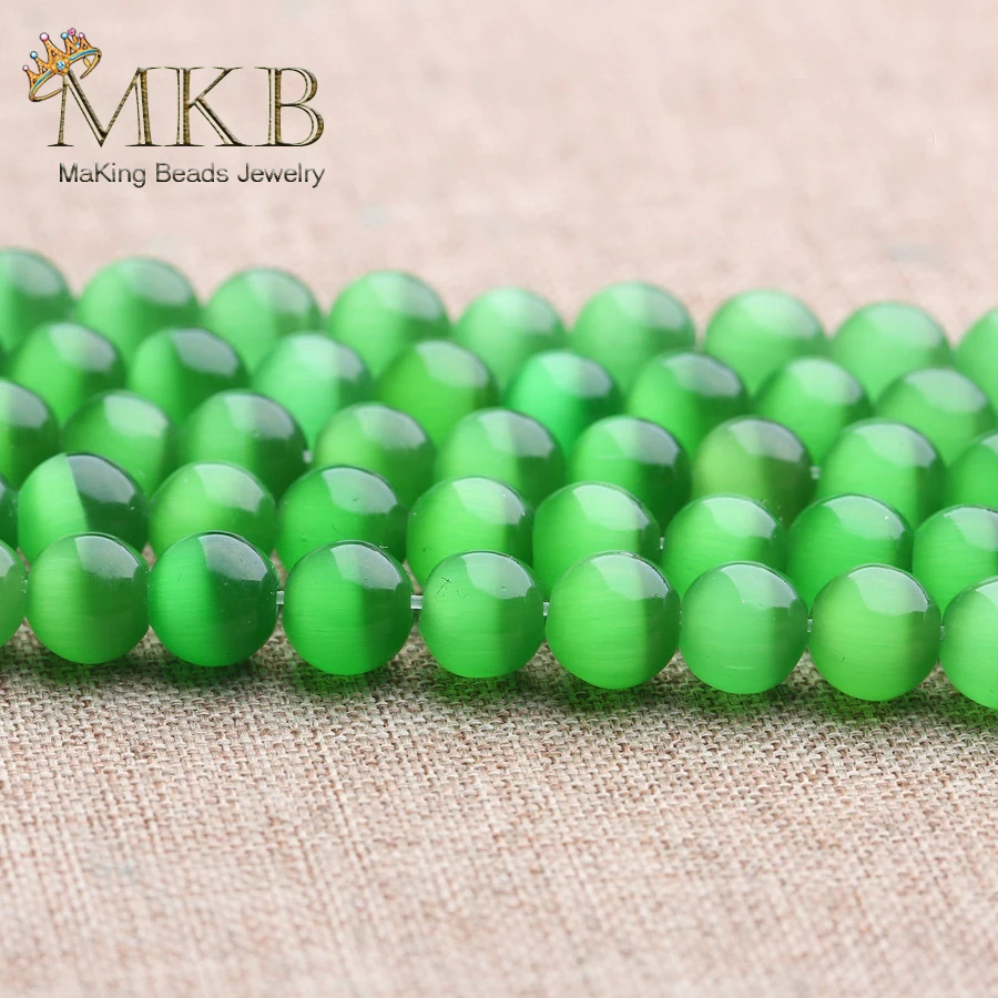 Natural Green Cat Eye Stone Round Beads 4 6 8 10 12mm 15Inches Diy Loose Spacer Beads for Making Jewelry Accessories Wholesale
Natural Green Cat Eye Stone Round Beads 4 6 8 10 12mm 15Inches Diy Loose Spacer Beads for Making Jewelry Accessories Wholesale