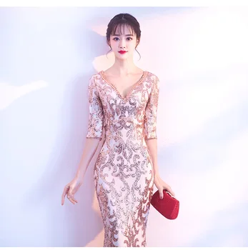 Vadim Rushed Vestido De Festa 2020 New Sale Regular V-neck Ankle-length Ukraine Zanzea Free Shipping Dress Sleeve Elegant Slim
Vadim Rushed Vestido De Festa 2020 New Sale Regular V-neck Ankle-length Ukraine Zanzea Free Shipping Dress Sleeve Elegant Slim
