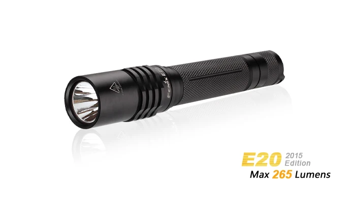 Fenix E20 2015 Edition Cree XP-E2 LED 265 Lumens Tactical 2x AA Flashlight Torch
Fenix E20 2015 Edition Cree XP-E2 LED 265 Lumens Tactical 2x AA Flashlight Torch