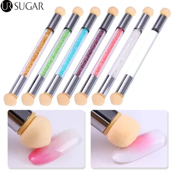 Gradient Shading Pen Dotting Nail Brush Double-ended Sponge Head Rhinestone Handle Nail Art Tool for UV Gel Polish DIY
Gradient Shading Pen Dotting Nail Brush Double-ended Sponge Head Rhinestone Handle Nail Art Tool for UV Gel Polish DIY