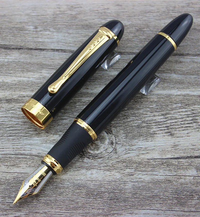 MEDIUM Nib Gold Trim 16 Styles Jinhao X450 Blue Marble Fountain Pen