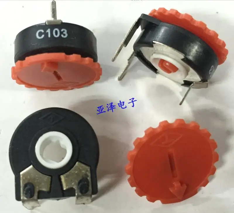 5PCS/LOT T brand belt Spain, potentiometer PT15-C10K, adjustable potentiometer, horizontal elliptical hole, adjustable resistor
5PCS/LOT T brand belt Spain, potentiometer PT15-C10K, adjustable potentiometer, horizontal elliptical hole, adjustable resistor