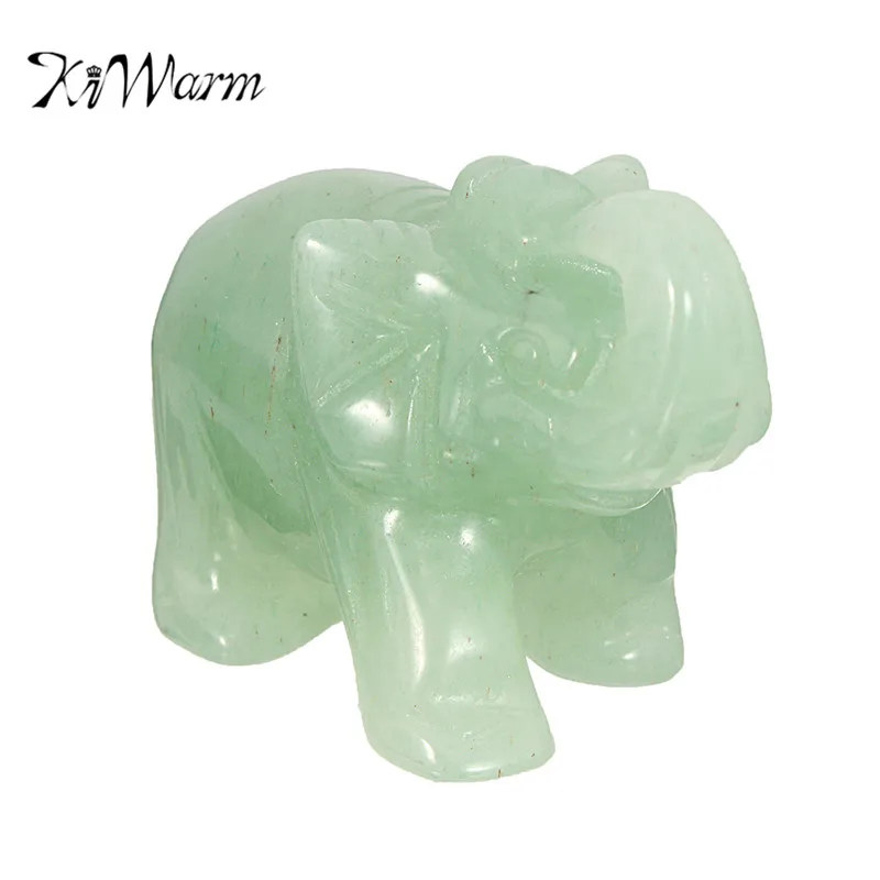 KiWarm Natural Hand Carved Green Aventurine Jade Stone Lucky Crystal Elephant Stone Chakra Stones Healing Feng Shui Figurine
KiWarm Natural Hand Carved Green Aventurine Jade Stone Lucky Crystal Elephant Stone Chakra Stones Healing Feng Shui Figurine