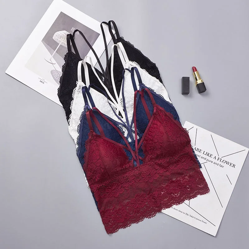 Sexy Embroidery Bra Women 2019 Blue White Black Lace Bralette Plus Size Bra Push Up Wireless Backless Bras for Women
Sexy Embroidery Bra Women 2019 Blue White Black Lace Bralette Plus Size Bra Push Up Wireless Backless Bras for Women