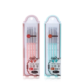 4Pcs/Set high quality eyebrow blade Imported blade Safe Eyebrow razor Facial Hair Remover Eyebrow Trimmer sharp Knife Makeup Too
4Pcs/Set high quality eyebrow blade Imported blade Safe Eyebrow razor Facial Hair Remover Eyebrow Trimmer sharp Knife Makeup Too