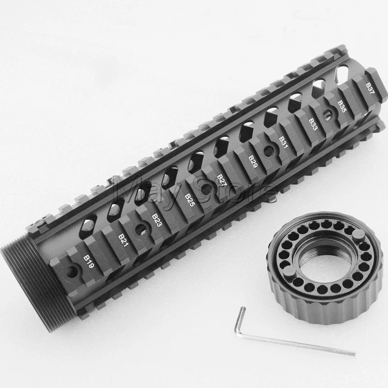 AR15 Handguard 9" Free Float Quad Rail RIS Handguard Picatinny Rail Replacement Handguard For .223 5.56
AR15 Handguard 9" Free Float Quad Rail RIS Handguard Picatinny Rail Replacement Handguard For .223 5.56