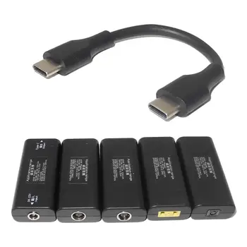 Type-C Mini 45W Power Adapter Laptop Power Socket Connector Adapter Charger Converter Laptop Power DC Adapter 9V for Lenovo Hp A
Type-C Mini 45W Power Adapter Laptop Power Socket Connector Adapter Charger Converter Laptop Power DC Adapter 9V for Lenovo Hp A
