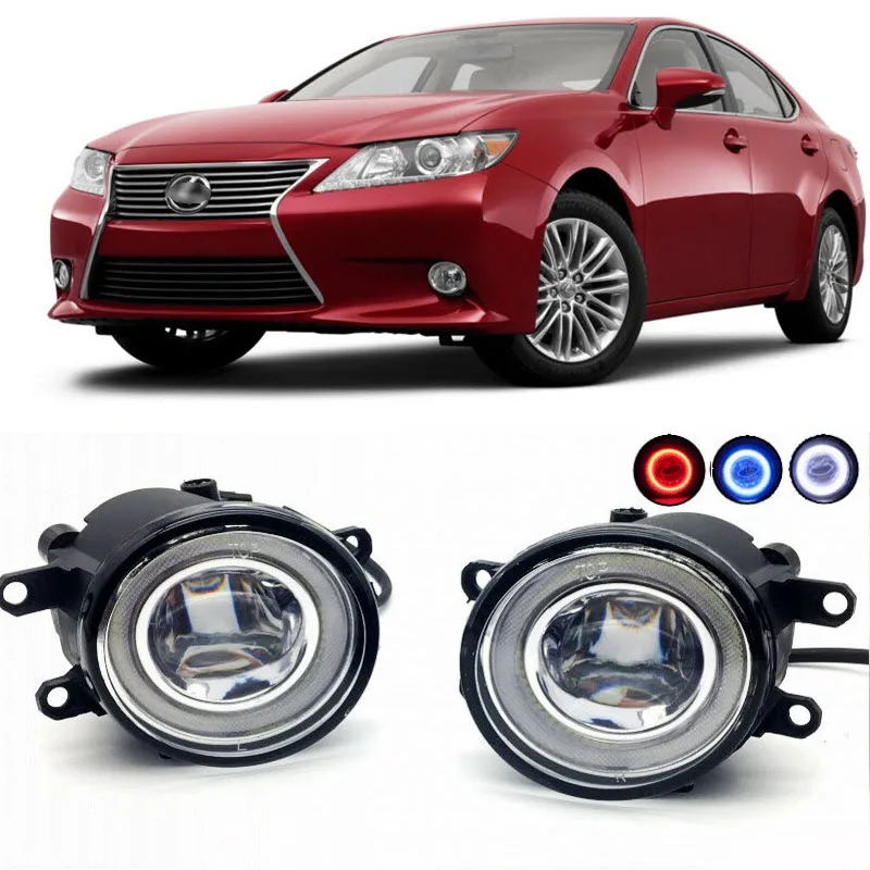 2 in 1 LED Angel Eyes DRL 3 Colors Daytime Running Lights Cut-Line Lens Fog Lights Lamp for Lexus ES 300h ES 350 2013 2014 2015
2 in 1 LED Angel Eyes DRL 3 Colors Daytime Running Lights Cut-Line Lens Fog Lights Lamp for Lexus ES 300h ES 350 2013 2014 2015
