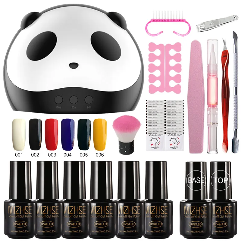 MIZHSE Gel Nail Polish Kits French Manicure Set 36W Cute UV Lamp Dryer 6pcs Lacquer Hybrid Clear Top Base Accessories For Nail
MIZHSE Gel Nail Polish Kits French Manicure Set 36W Cute UV Lamp Dryer 6pcs Lacquer Hybrid Clear Top Base Accessories For Nail