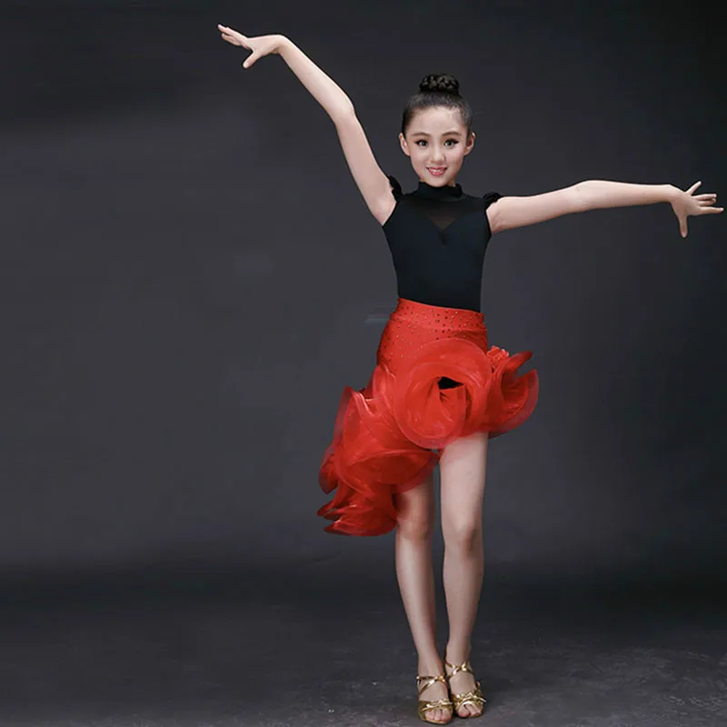 High Quality 2019 Children's Short-sleeved Latin Dance Costumes Girls Dance Children's Competition Exercise Performance Costume
High Quality 2019 Children's Short-sleeved Latin Dance Costumes Girls Dance Children's Competition Exercise Performance Costume
