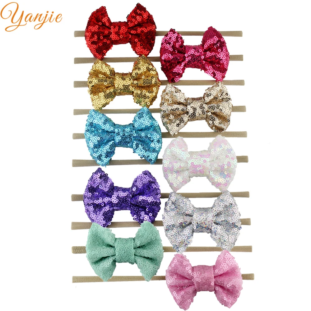Photo Pro 10pcs/lot 2019 New arrival Tiny 3" Sequins Bow Elastic Nylon Headband Kids Girl DIY Hair Accessories Headwrap Headwear
Photo Pro 10pcs/lot 2019 New arrival Tiny 3" Sequins Bow Elastic Nylon Headband Kids Girl DIY Hair Accessories Headwrap Headwear