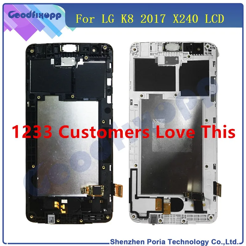 Original LCD For LG K8 2017 X240 M210 LCD Display with Frame Display Touch Screen Digitizer Assembly For LG K8 2017 Display X240
Original LCD For LG K8 2017 X240 M210 LCD Display with Frame Display Touch Screen Digitizer Assembly For LG K8 2017 Display X240