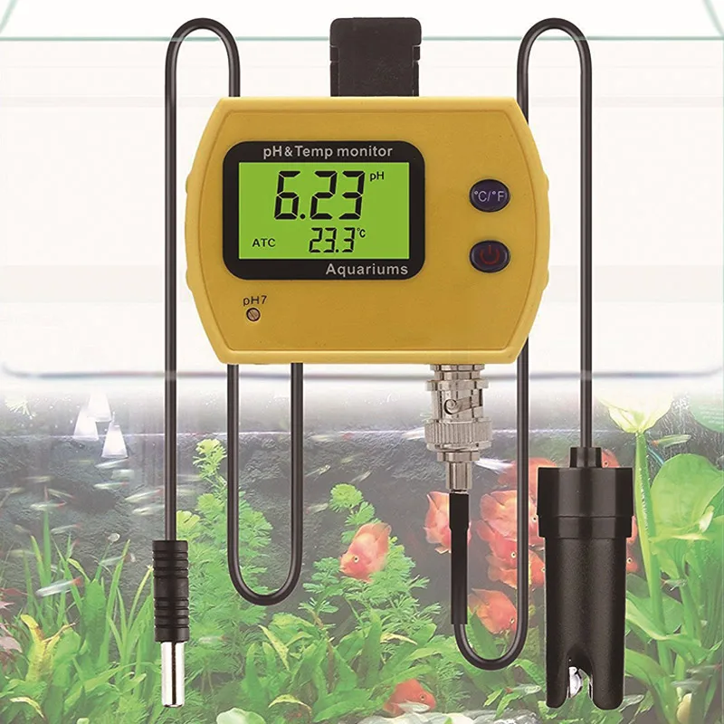 Digital PH Thermometer Temperature Monitor With Replaceable BNC PH Probe Tool CLH@8
Digital PH Thermometer Temperature Monitor With Replaceable BNC PH Probe Tool CLH@8