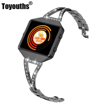 Metal Compatible Fitbit Versa Bands for Women Stylish Triangle Strap with Rhinestones Wristband Replacement for Fitbit Versa
Metal Compatible Fitbit Versa Bands for Women Stylish Triangle Strap with Rhinestones Wristband Replacement for Fitbit Versa