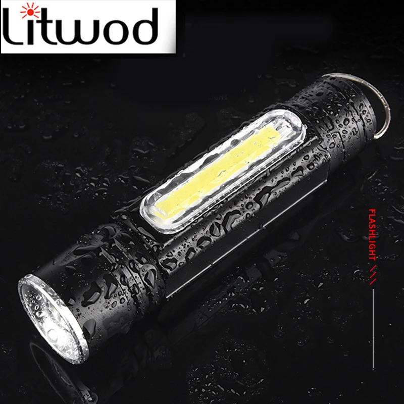 Z20 LED Flashlight USB Rechargeable battery Powerful T6 torch Side COB Light design Flashlight tail magnet WorkLight
Z20 LED Flashlight USB Rechargeable battery Powerful T6 torch Side COB Light design Flashlight tail magnet WorkLight