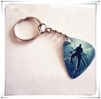 Guitar Picks with Keychain, String Instruments, Musical Accessories, Made of Celluloid
Guitar Picks with Keychain, String Instruments, Musical Accessories, Made of Celluloid