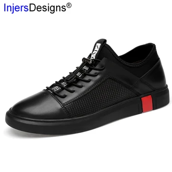 Hot Sale Skateboarding Shoes Men Black Sneakers Fashion Hollow Out Mens Trainers Genuine Leather Casual Men Shoes Big Size 36-47
Hot Sale Skateboarding Shoes Men Black Sneakers Fashion Hollow Out Mens Trainers Genuine Leather Casual Men Shoes Big Size 36-47