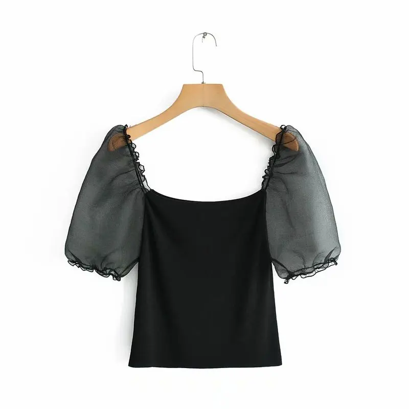 Hot sale XQ9-35-9517 European and American fashion bitter fleabane bitter fleabane sleeve blouse
Hot sale XQ9-35-9517 European and American fashion bitter fleabane bitter fleabane sleeve blouse