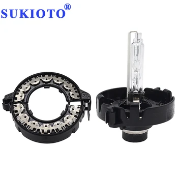 SUKIOTO Xenon D1S D2S adapter Ring lamp holder Metal Clip Retainer D1S D3S D4S 4300K-8000K hid xenon lamp Adapter Car Styling
SUKIOTO Xenon D1S D2S adapter Ring lamp holder Metal Clip Retainer D1S D3S D4S 4300K-8000K hid xenon lamp Adapter Car Styling