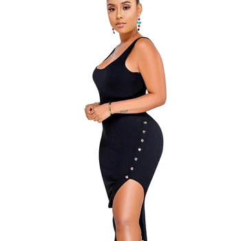 Black Color Ladies HL Bandage Dress Sleeveless Sexy O-Neck Bodycon Knee Lengh Dress Celebrity Fashion Dress
Black Color Ladies HL Bandage Dress Sleeveless Sexy O-Neck Bodycon Knee Lengh Dress Celebrity Fashion Dress