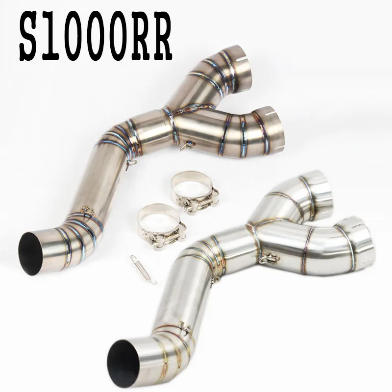 Slip on 60MM Inlet For BMW S1000RR 2010 2012 2013 2014 Year Motorcycle Exhaust Middle Link Pipe Stainless Steel & Titanium Tube
Slip on 60MM Inlet For BMW S1000RR 2010 2012 2013 2014 Year Motorcycle Exhaust Middle Link Pipe Stainless Steel & Titanium Tube