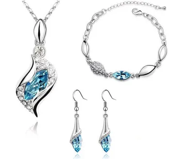 Fashion 2018 Popular rhinestone horse eye Crystal Earrings Necklace Bracelet three set jewelry CS1 wholesale water drop B21#
Fashion 2018 Popular rhinestone horse eye Crystal Earrings Necklace Bracelet three set jewelry CS1 wholesale water drop B21#