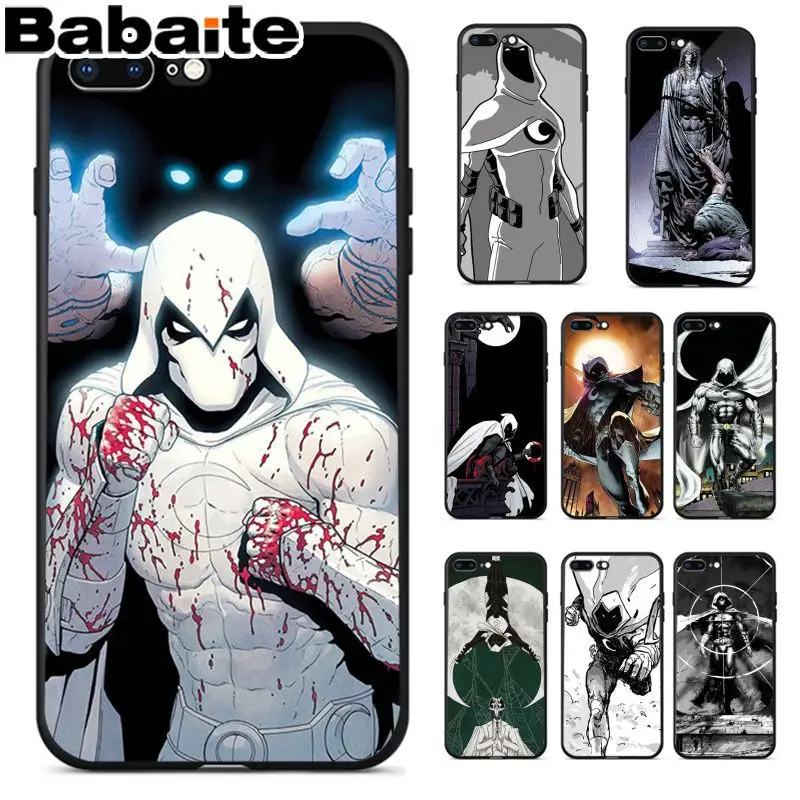 Babaite Marvel Superhero Moon Knight Soft Rubber black Phone Case for iPhone 8 7 6 6S Plus 5 5S SE XR X XS MAX Coque Shell
Babaite Marvel Superhero Moon Knight Soft Rubber black Phone Case for iPhone 8 7 6 6S Plus 5 5S SE XR X XS MAX Coque Shell