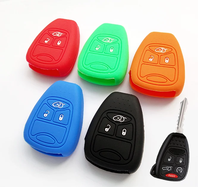 SILICONE KEY COVER FIT FOR JEEP Commander Compass Wrangler DODGE Ram Patriot Caravan CHRYSLER Sebring KEYLESS FOB CASE HOLDER
SILICONE KEY COVER FIT FOR JEEP Commander Compass Wrangler DODGE Ram Patriot Caravan CHRYSLER Sebring KEYLESS FOB CASE HOLDER
